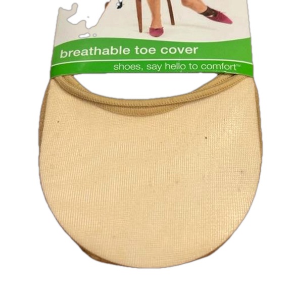NWT One Size Firs Most No Nonsense Breathable Toe Covers with cushion grippers - Picture 2 of 4